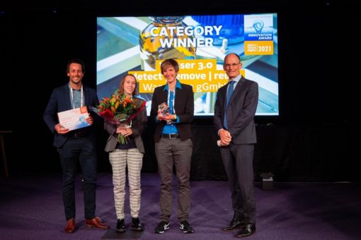 Wenn aus Mikroplastik Popcorn wird – Wasser 3.0 in Amsterdam mit dem Aquatech Innovation Award ausgezeichnet