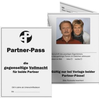 Der Partner-Pass – die „kleine Patientenverfügung“ für die Geldbörse