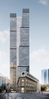 Ein neues Hochhaus für Frankfurt: Der von KSP Engel entworfene „central business tower“ geht an den Start