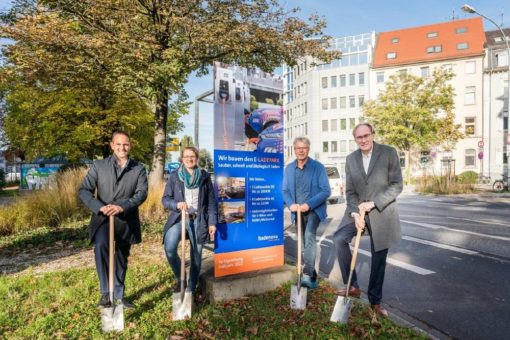 Baustart für Freiburgs ersten Ultra-Schnellladepark