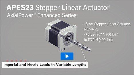 Neue Baugröße bei Schrittmotor-Linearantrieben der Baureihe AxialPower™ Enhanced