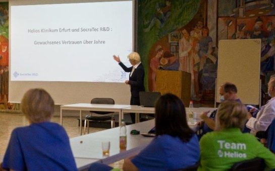 Das deutsche Auftragsforschungsunternehmen SocraTec R&D GmbH feiert die Eröffnung seiner neuen intensivmedizinischen Überwachungsstation für klinische Studien