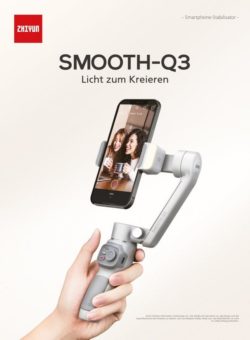 Licht zum Kreieren: ZHIYUN präsentiert den SMOOTH-Q3-Gimbal für mehr Licht in Ihren Videos