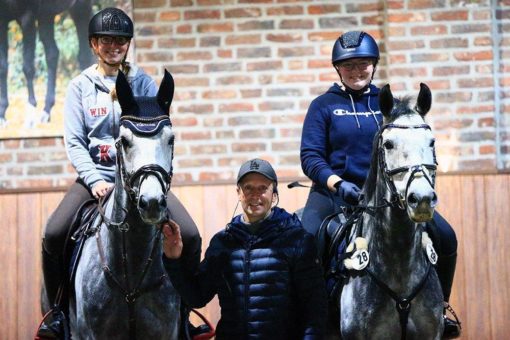 Begeisterte Reiter bei den Trainingstagen auf dem Hof Sosath!