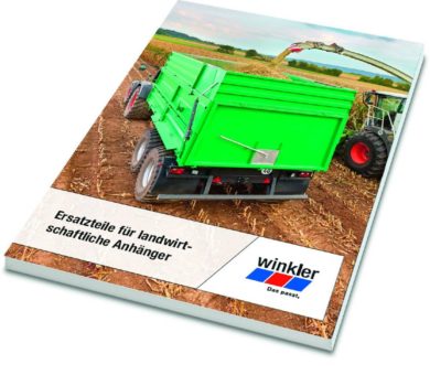 Neuer winkler Katalog „Ersatzteile für landwirtschaftliche Anhänger“