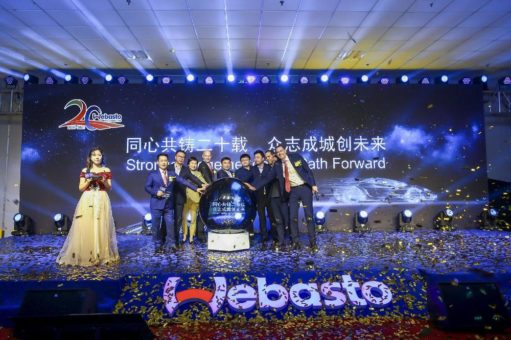 Webasto feiert 20. Geburtstag in China