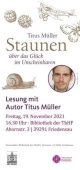 Schriftsteller Titus Müller liest in Friedensauer Hochschulbibliothek