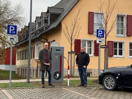 Neue Ladestation für Elektroautos in Gebsattel