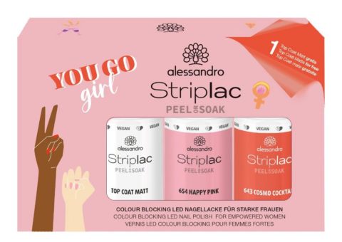 Striplac Peel or Soak -You go girl colour set