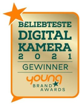 YoungBrandAwards 2021: Canon erneut beliebteste Digitalkameramarke der 16- bis 35-Jährigen