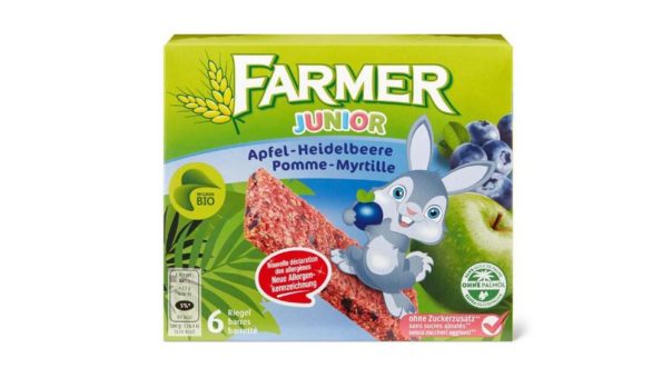 Die Migros ruft Bio Farmer Junior Apfel-Heidelbeere zurück