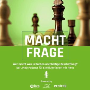 Heute startet offiziell der Nachhaltigkeits-Podcast MACHTFRAGE vom JARO Institut und C.ebra