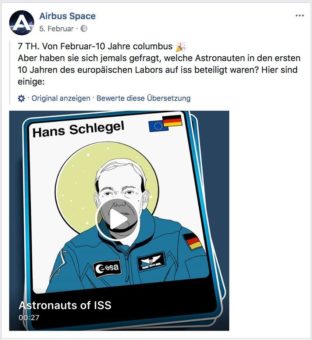 Airbus: C3 bringt den Airbus Geschäftsbereich SPACE ins Social Web