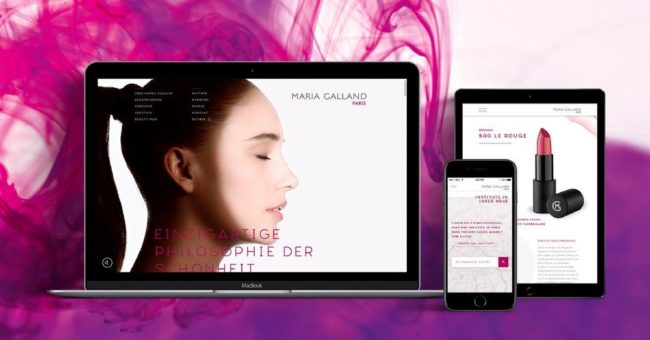 Digitales Anti-Aging-Treatment für Maria Galland Paris: C3 relauncht Webseite der Kosmetikmarke