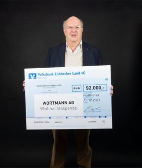 WORTMANN AG spendet 92.000 Euro an wohltätige Organisationen und Kindergärten