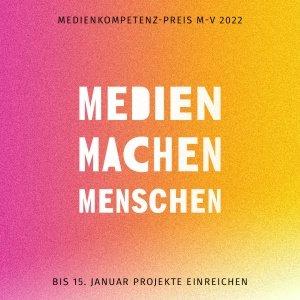 Medienkompetenz-Preis MV 2022: Jetzt bewerben!