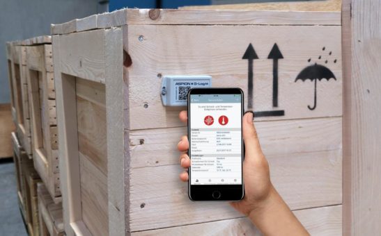 Apple öffnet NFC-Schnittstelle: ASPION Schocksensoren ab sofort auch per iOS App auslesbar – G-Log App eine der ersten Industrieanwendungen mit NFC