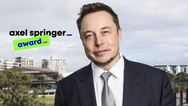 „Große Visionen und absoluter Wille zur Umsetzung“: Axel Springer Award geht an Elon Musk