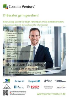 Eine Bewerbung – 10 Chancen bei führenden IT-Unternehmen!