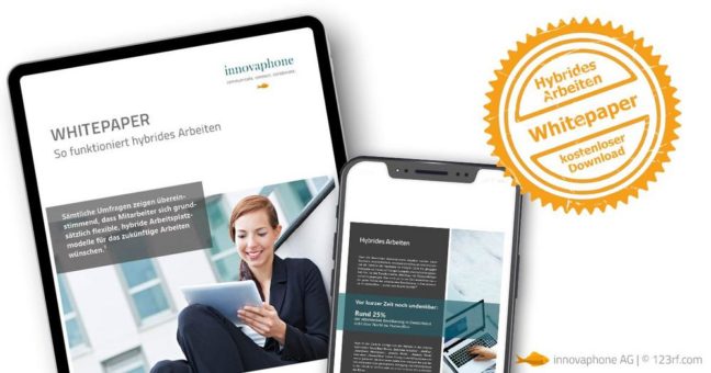 Neues innovaphone Whitepaper: „So funktioniert hybrides Arbeiten“