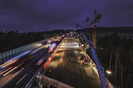 Tonnenweise Beton: Spesa saniert Innerstetalbrücke in Rekordzeit