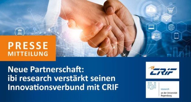 Neue Partnerschaft: ibi research verstärkt seinen Innovationsverbund mit CRIF