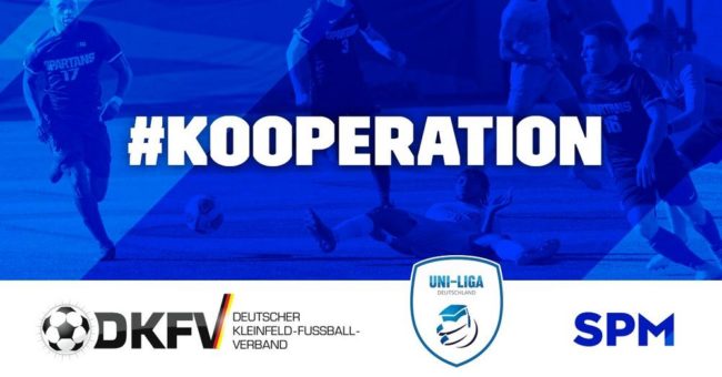 SpielerPlus kooperiert mit Uni-Liga, DKFV und Socca-Nationalmannschaft