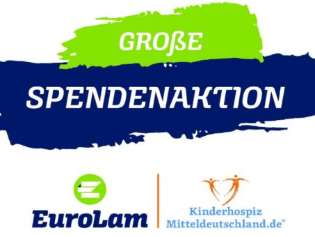 EuroLam spendet 1 Euro mit jedem verkauften Fenster an das Kinderhospiz