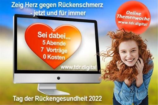 Tag der Rückengesundheit 2022 – Zeig Herz gegen Rückenschmerz