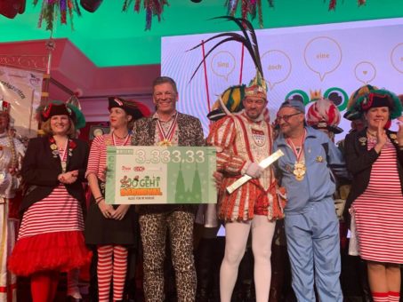 Zoo geht Karneval: 3.333,33 Euro för de Dierche