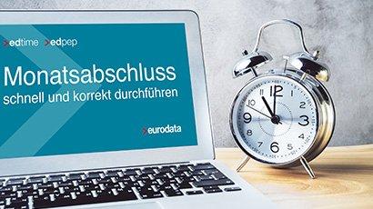 Monatsabschluss schnell und korrekt durchführen – für edpep und edtime Anwender (Webinar | Online)