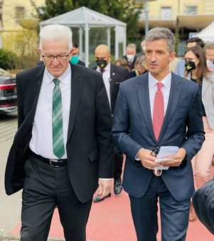 Ministerpräsident Kretschmann besucht das Universitätsklinikum Freiburg