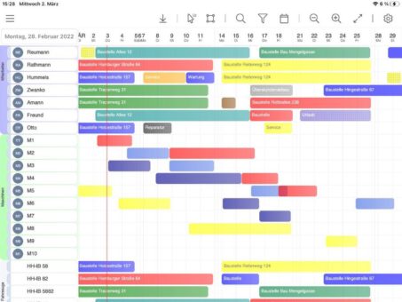 Die infoBoard Plantafel ist in der Entwicklung für Apple Geräte