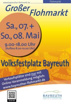 Bayreuther Frühjahrsflohmarkt am 07. und 08. Mai