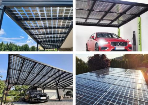 Glasmodule/Glas-Solarmodule: Architekten lieben die ästhetische Vielfalt – für Solarcarport, Fassade, Balkon und Terrasse