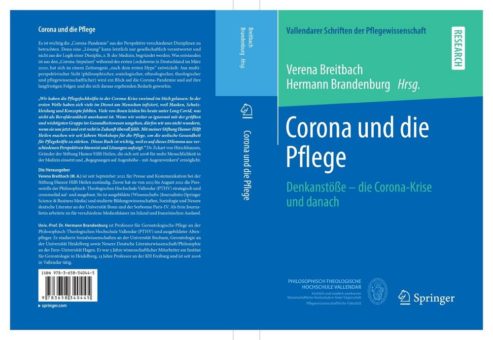 Buchveröffentlichung: „Corona und die Pflege: Denkanstöße – die Corona-Krise und danach“