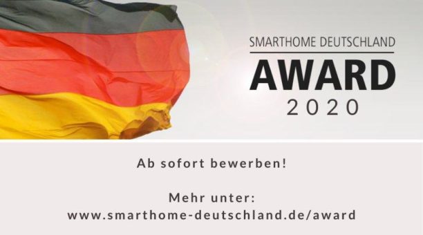 SmartHome Deutschland Award 2020 – ab sofort bewerben