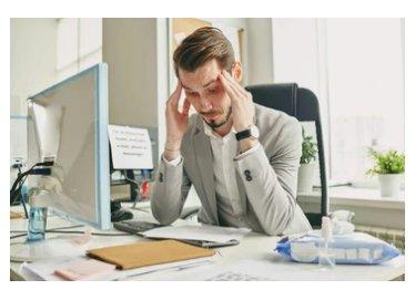 Stress im Büro oder Home-Office?