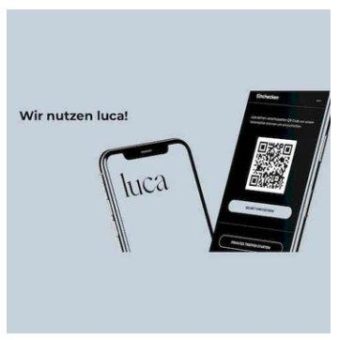 Wir nutzen die luca App!