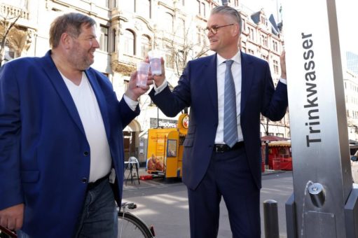 Neue Trinkbrunnen bereichern die Innenstadt