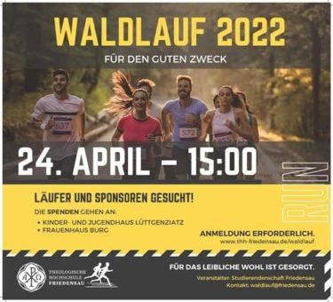 Save the Date: Waldlauf für den guten Zweck