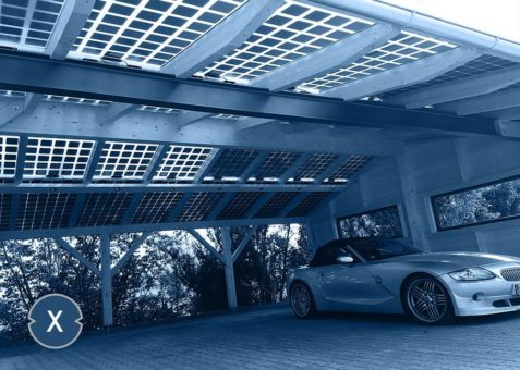 Xpert: Solarcarport System & Modular – Offener Stellplatz mit Solar – Parkplatz Überdachung mit Photovoltaik