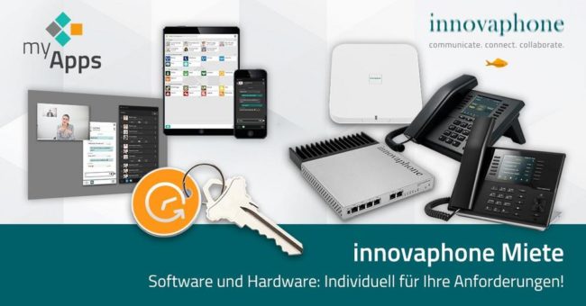 innovaphone bietet auch Hardware im Mietmodell an