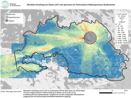 36 Jahre Tschernobyl: Bundesamt für Strahlenschutz veröffentlicht neue Radioaktivitätskarten