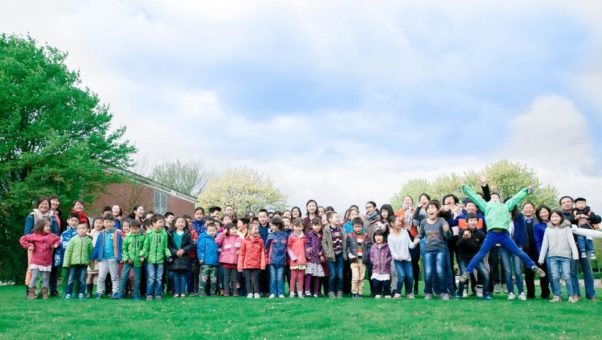 Chinesische Schule spendet Mundschutzmasken