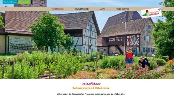 Romantisches Franken mit neuer Webseite