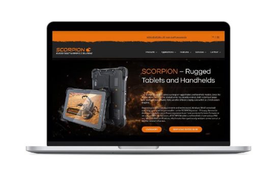 Frisches Design mit neuen Inhalten für die SCORPION Webseite