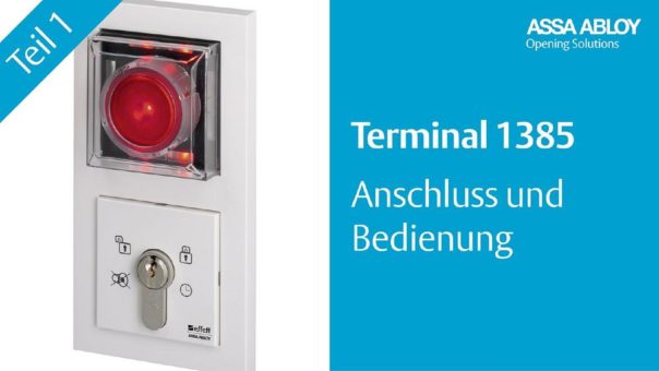 ASSA ABLOY erklärt Rettungswegtechnik anhand von Videotutorials