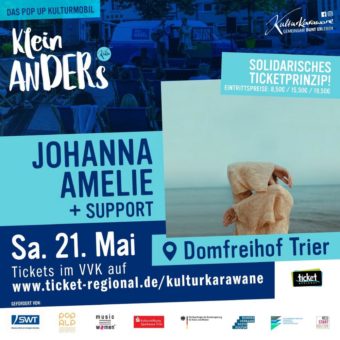 Pop Up Kulturmobil „Klein Anders“: Johanna Amelie + Support