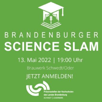 Bühne frei für die Brandenburger Wissenschaft: Science Slam in Schwedt/Oder am 13. Mai